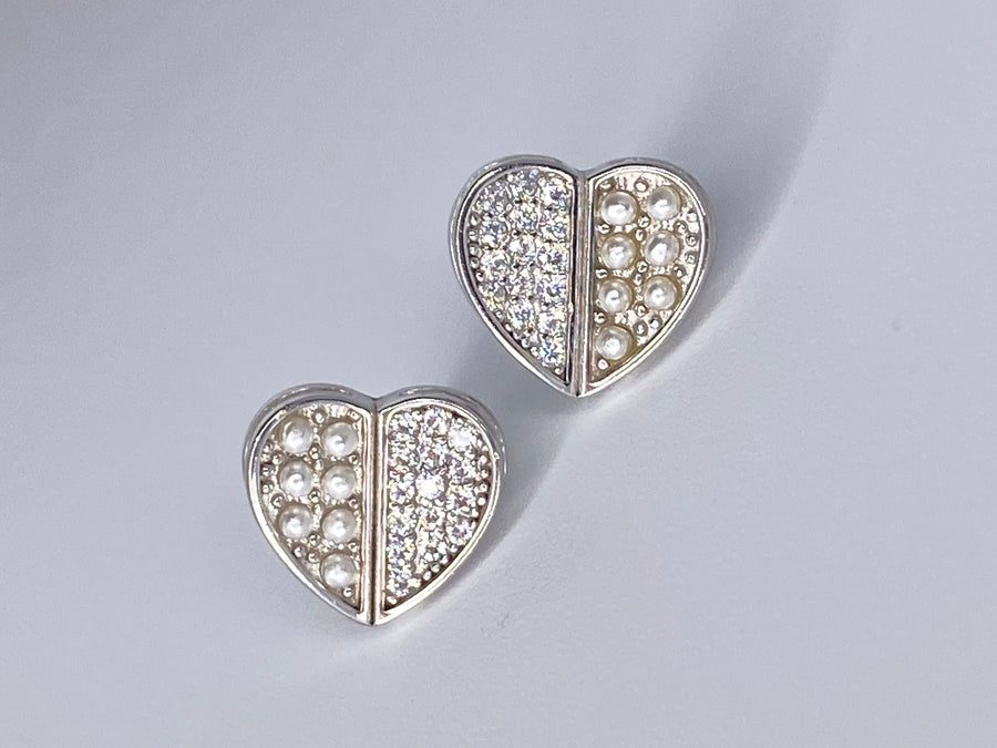 Halfies Heart Earrings