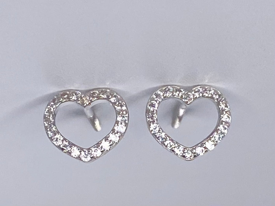 Hallow Heart Earrings