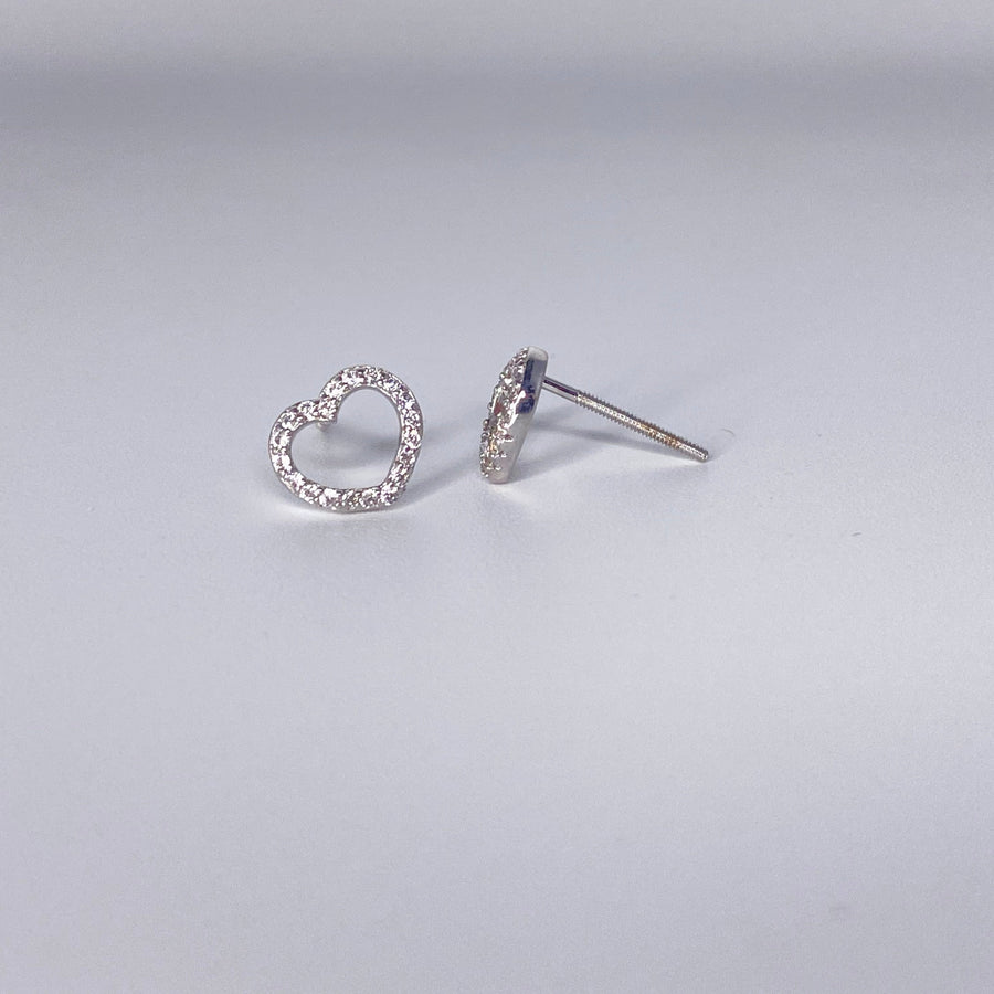 Hallow Heart Earrings