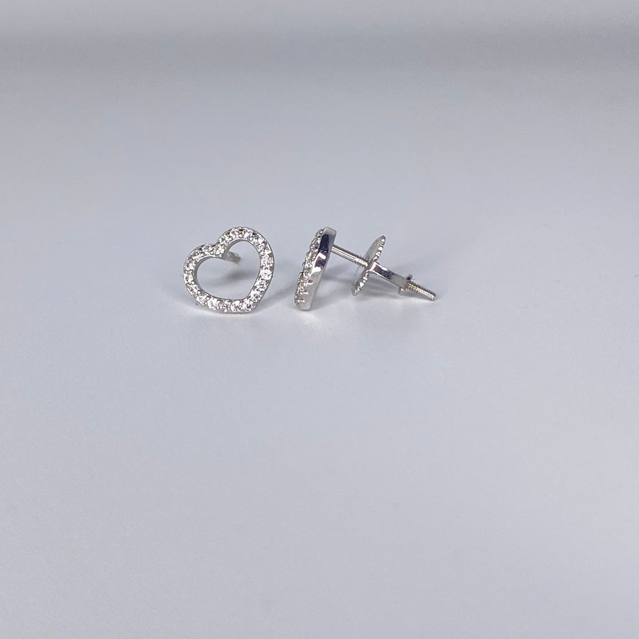 Hallow Heart Earrings