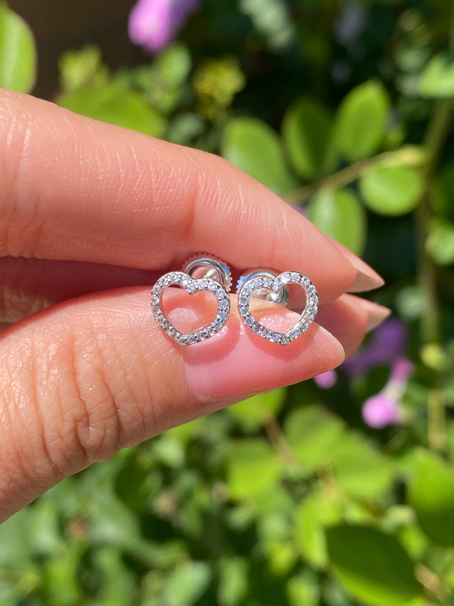 Hallow Heart Earrings