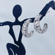 Croissant CZ Semi Hoop