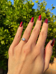 Round Cut Moisanite Solitare