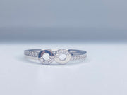 Infinity Double Band Ring