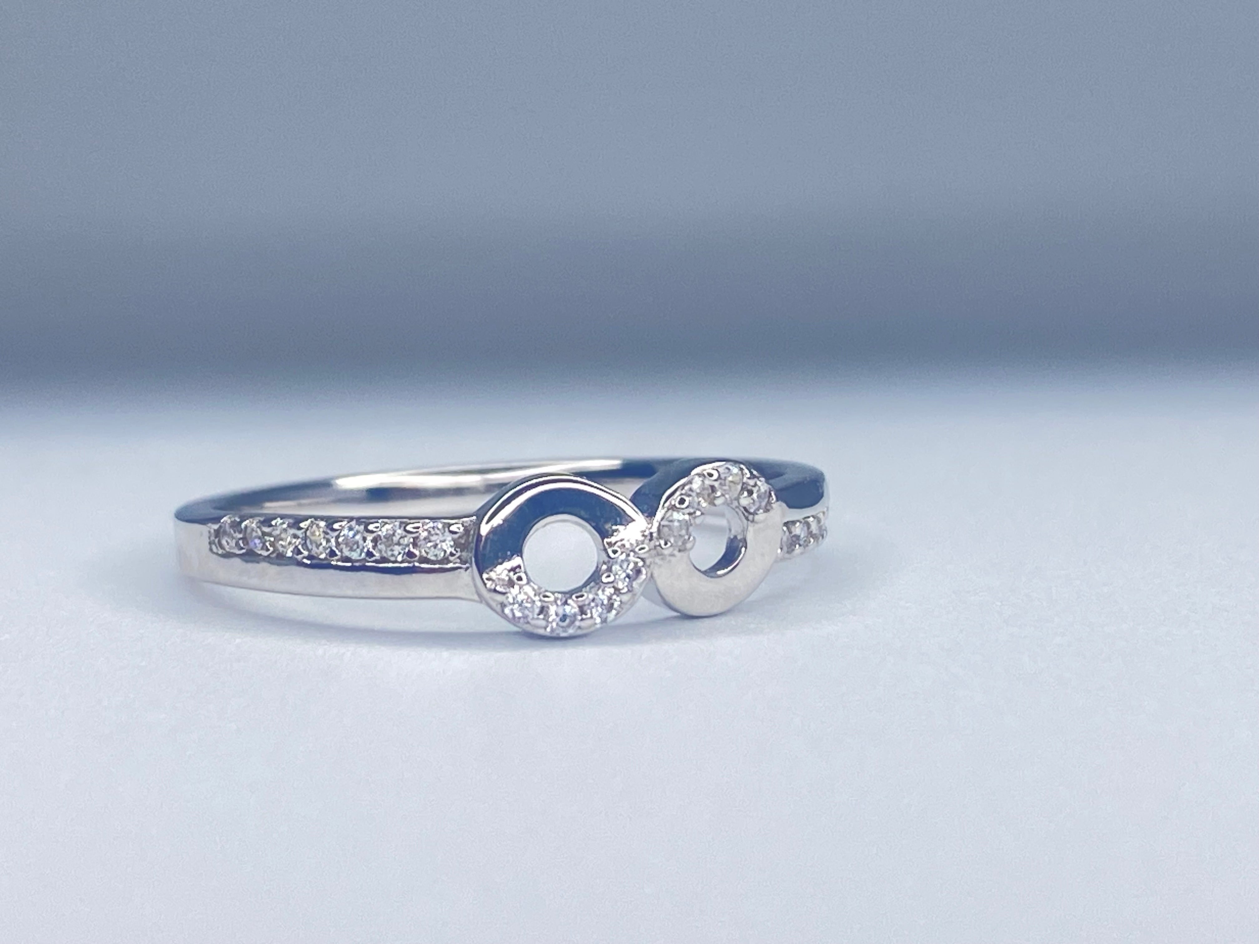 Infinity Double Band Ring
