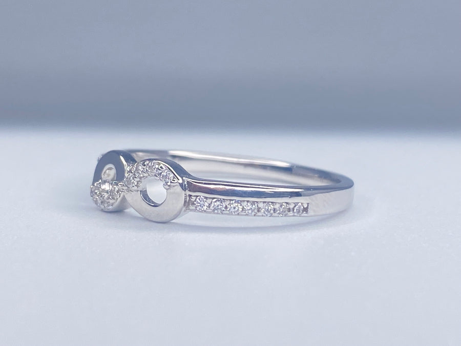 Infinity Double Band Ring