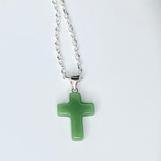 Jade Cross Pendant