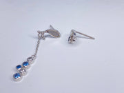 Jesus's Fish Assymetrical Earrings