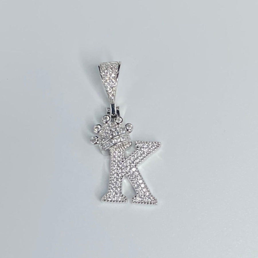 "K" Crown Pendant
