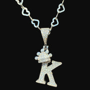 "K" Crown Pendant