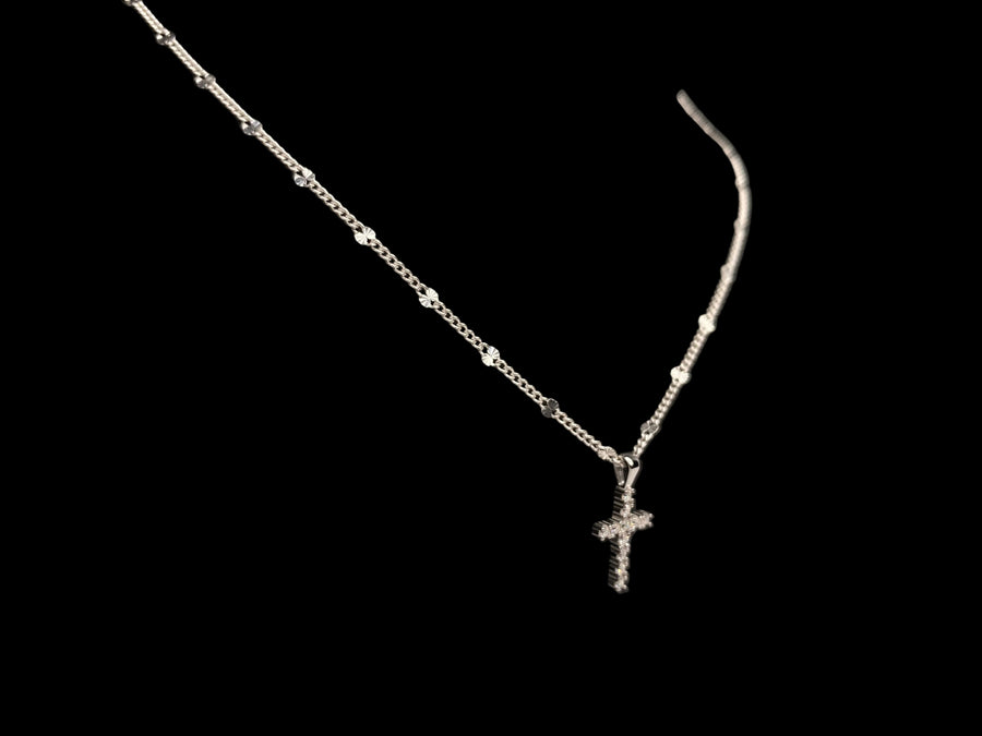 Moissanite Crosss Pendant