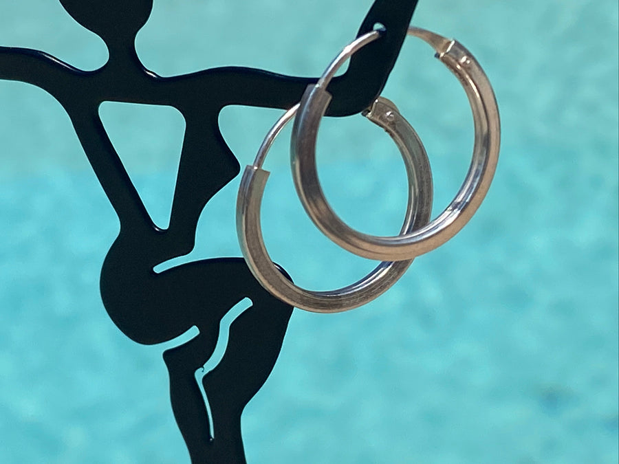 Medium Plain Hoops