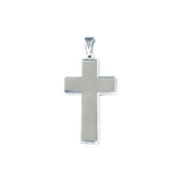 Medium Plain Cross Pendant