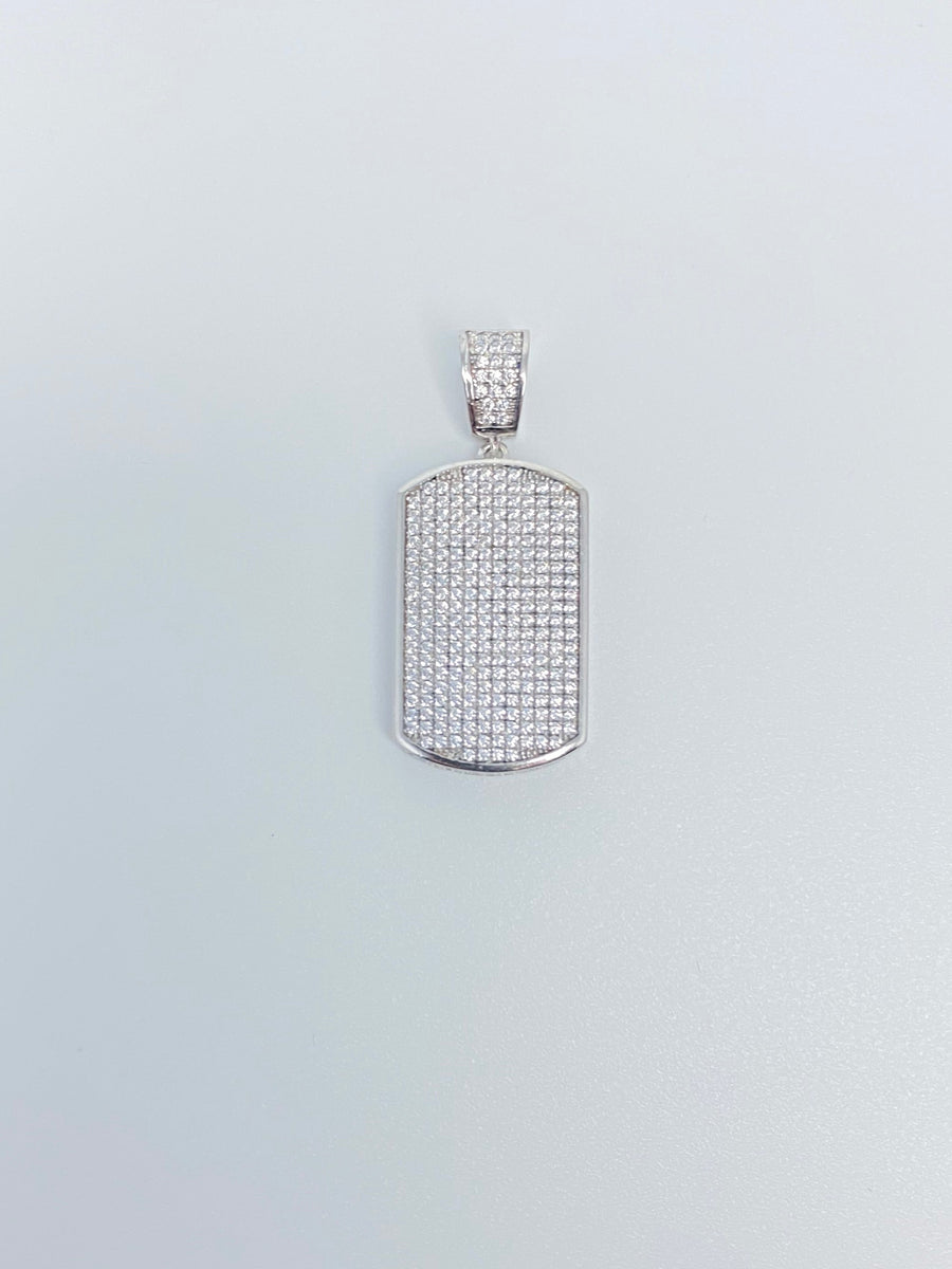 Large Dog Tag Pendant
