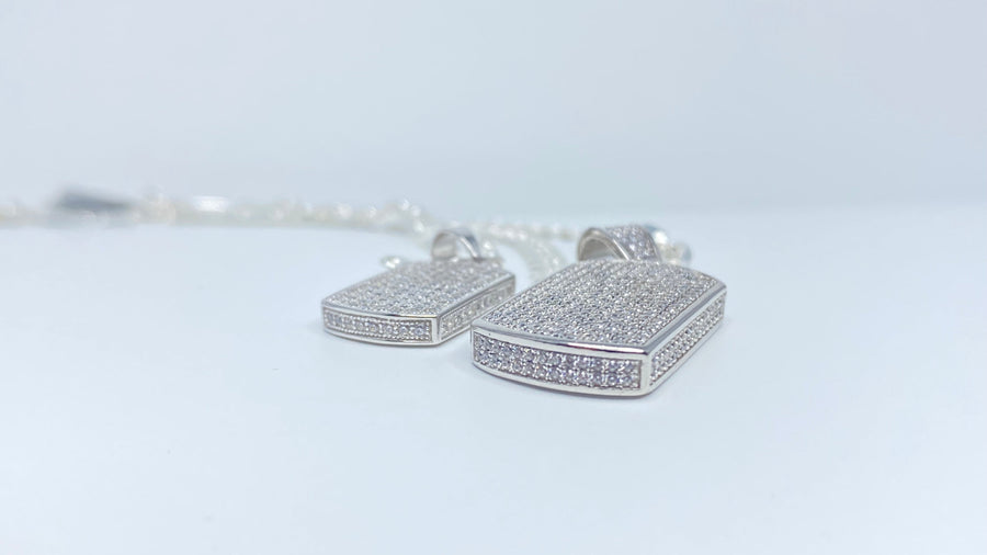 Large Dog Tag Pendant