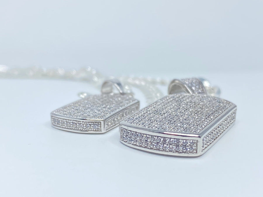 Small Dog Tag Pendant