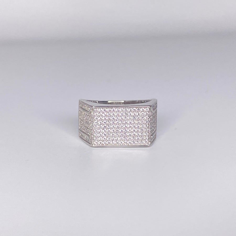 Mens Iced Ring