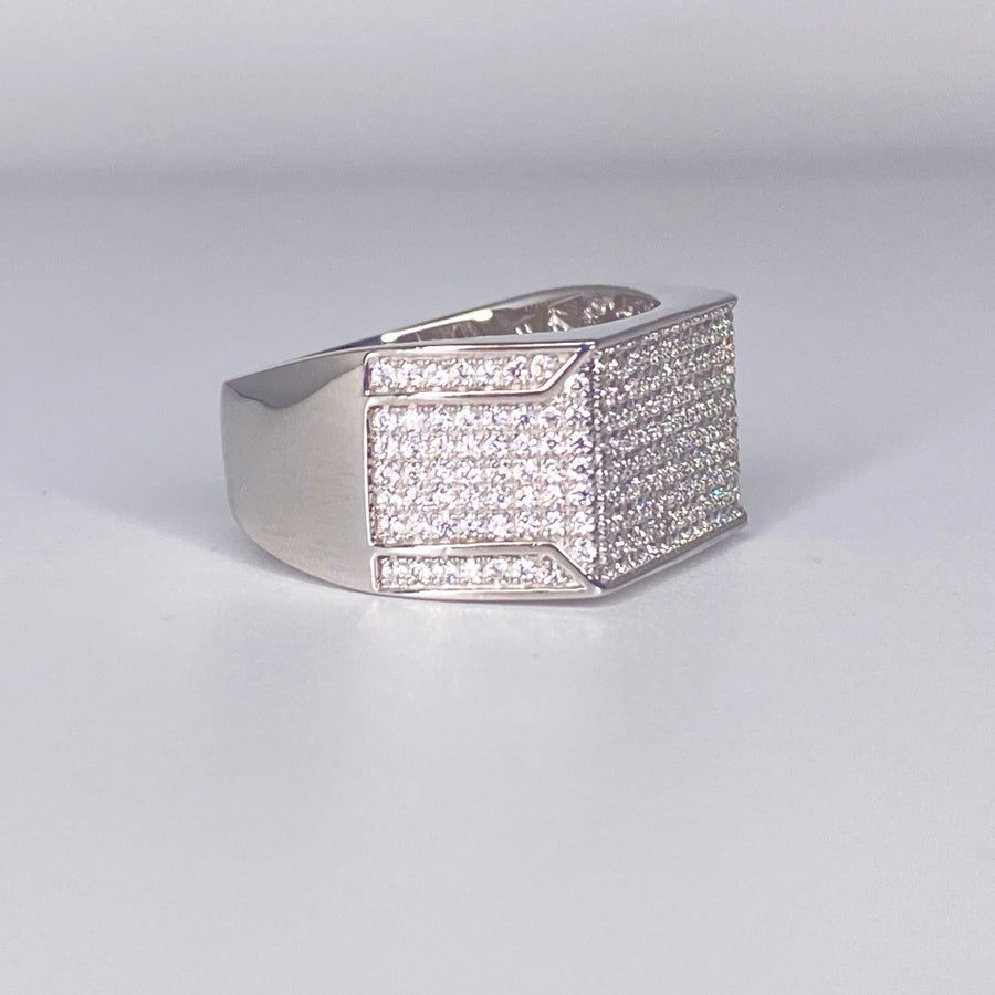 Mens Iced Ring