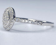 Oval Pave Ring