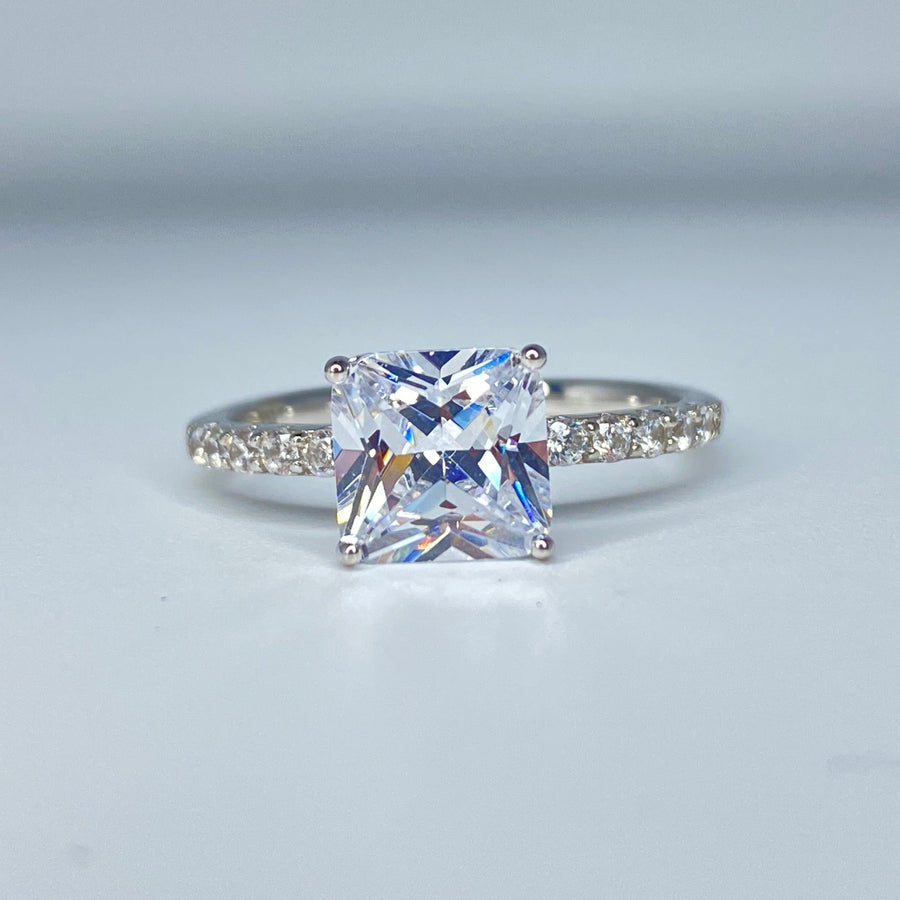 Princess Cut Solitaire
