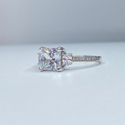 Princess Cut Three-Stone Ring
