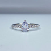 Pear Cut Solitaire
