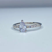 Pear Cut Solitaire