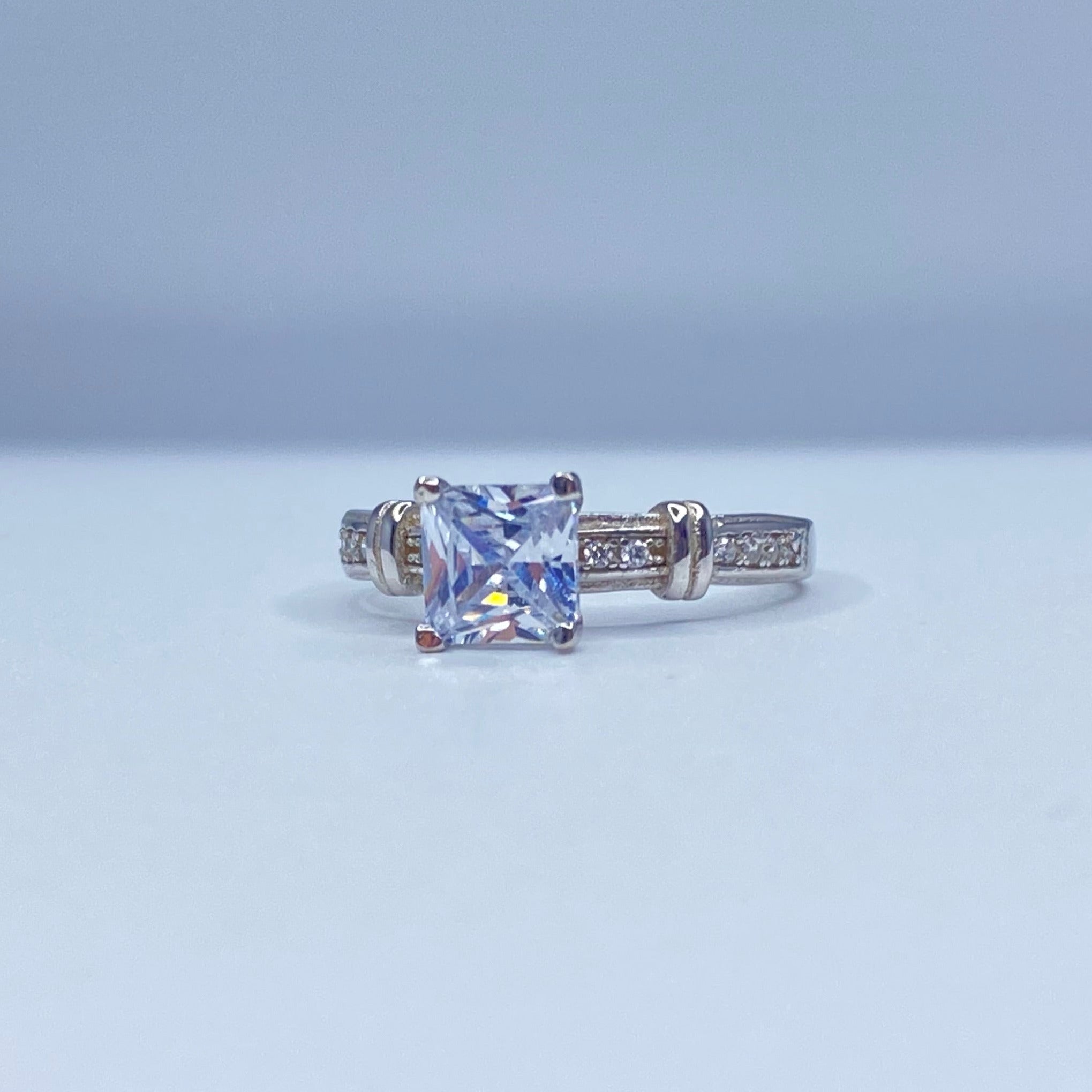 Princess Solitaire Channel Setting Ring