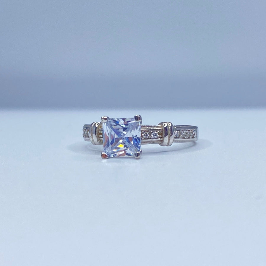 Princess Solitaire Channel Setting Ring
