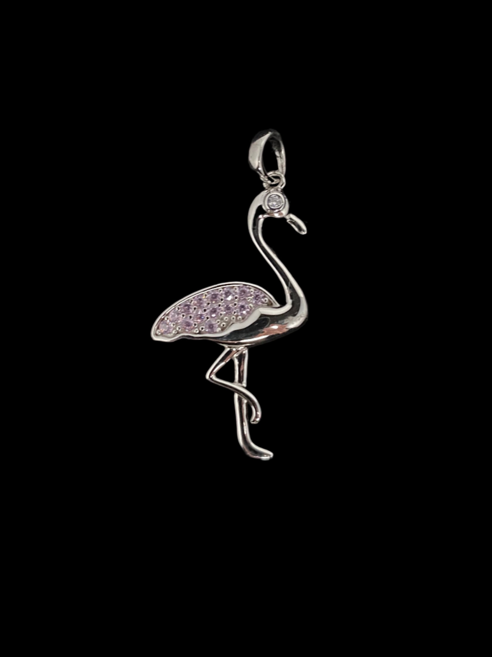 Pink Flamingo Pendant