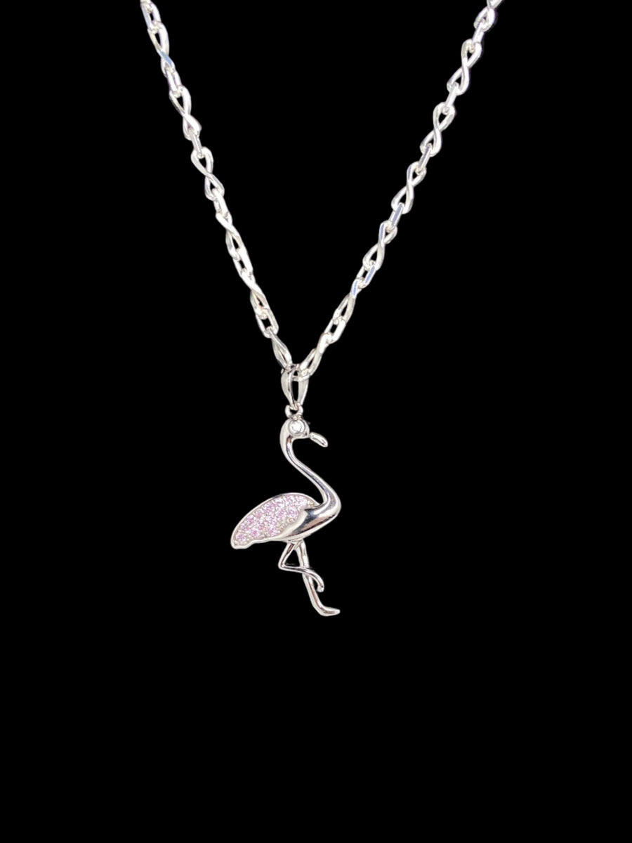 Pink Flamingo Pendant