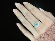 Round Cut Solitaire Bypass Halo