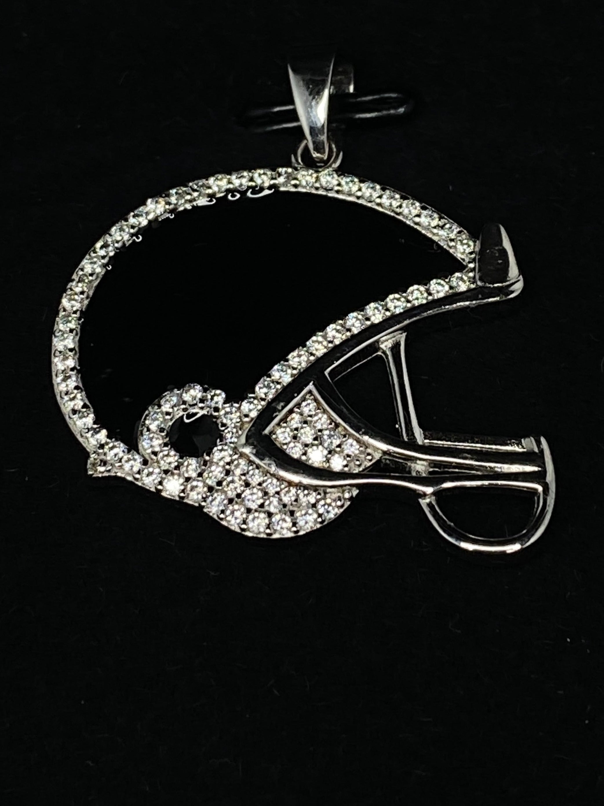 Balck Helmet Pendant