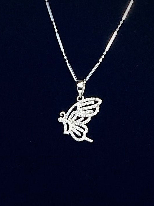Side Butterfly Pendant