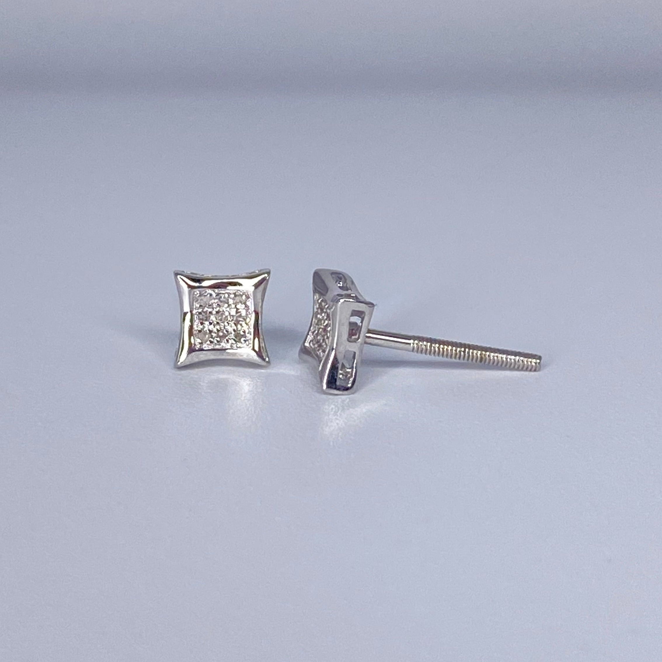 Delicate Diamond Earrings