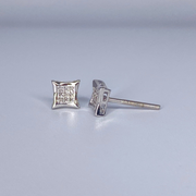 Delicate Diamond Earrings