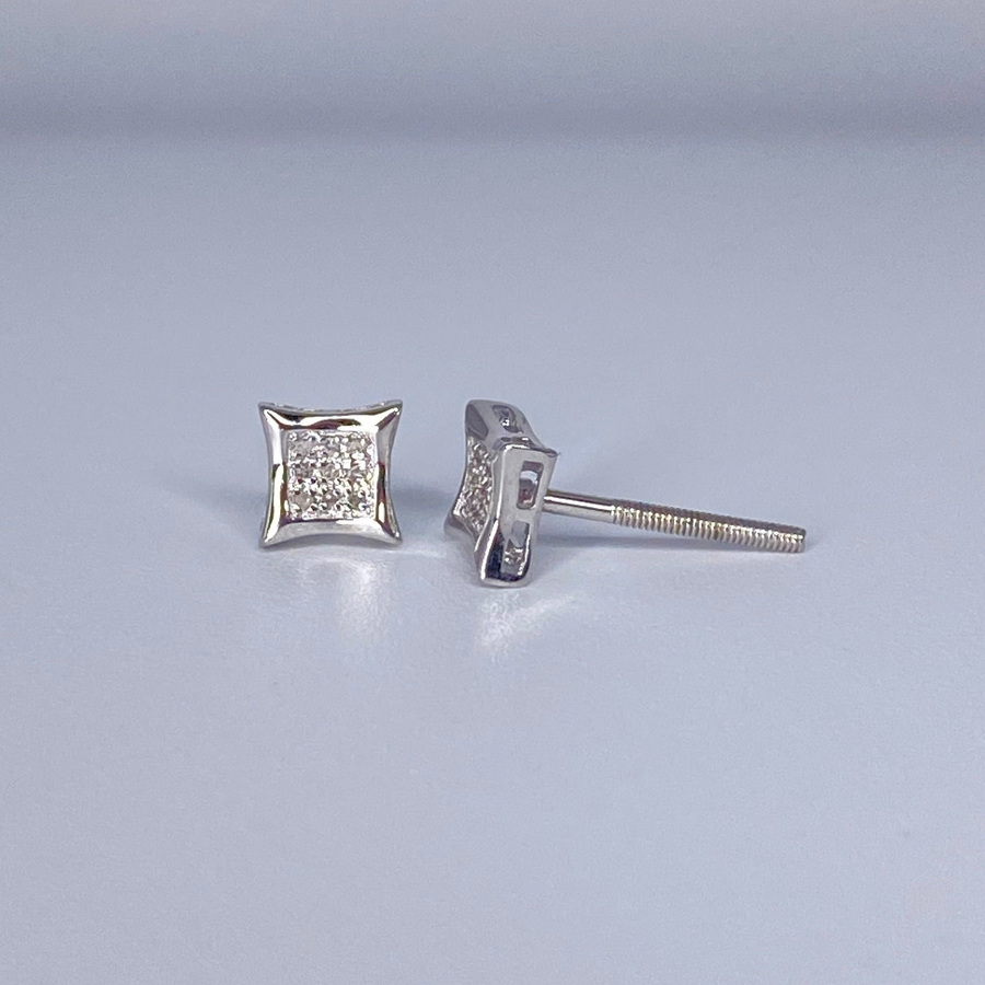 Delicate Diamond Earrings