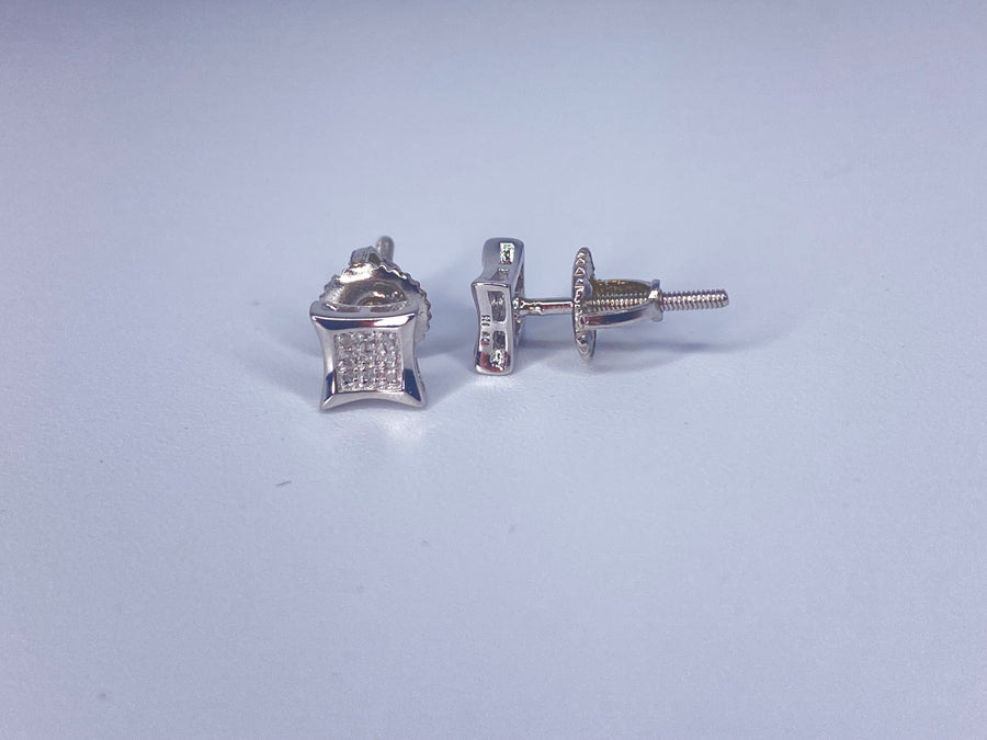 Delicate Diamond Earrings