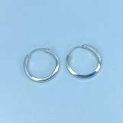 Small Plain Hoops