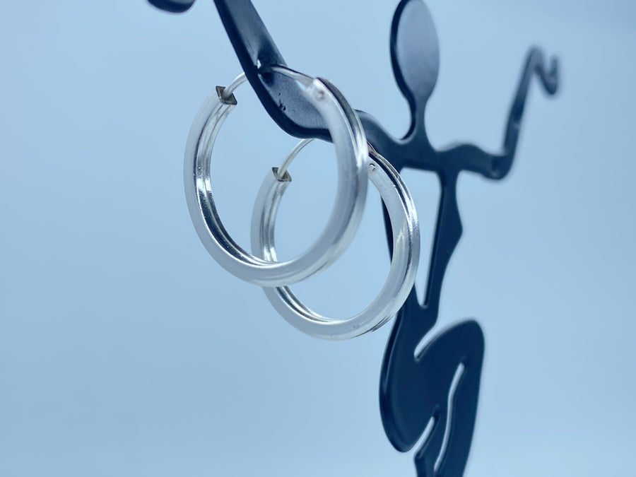Small Plain Hoops
