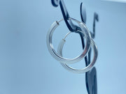 Small Plain Hoops