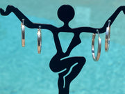 Small Plain Hoops