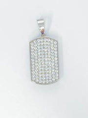 Small Dog Tag Pendant