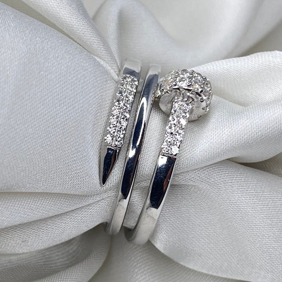 Thick Spiral Nail Ring