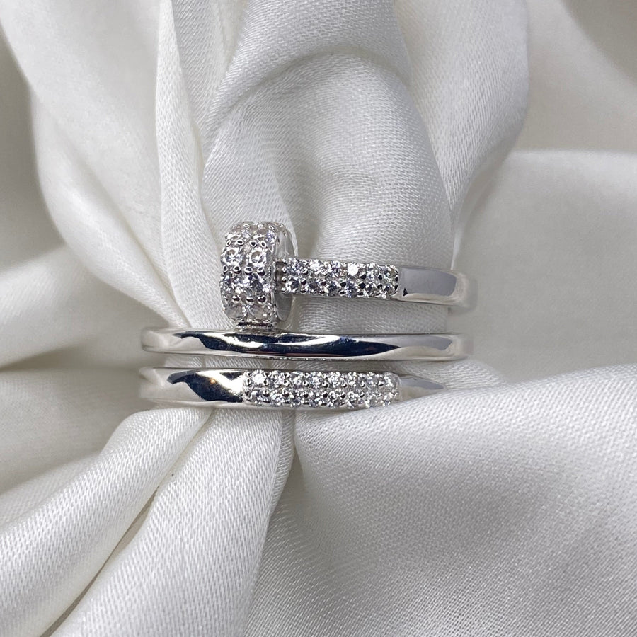 Thick Spiral Nail Ring