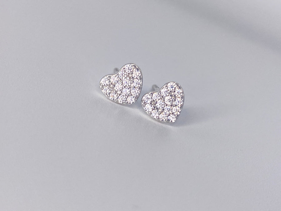 Tiny Heart Earrings