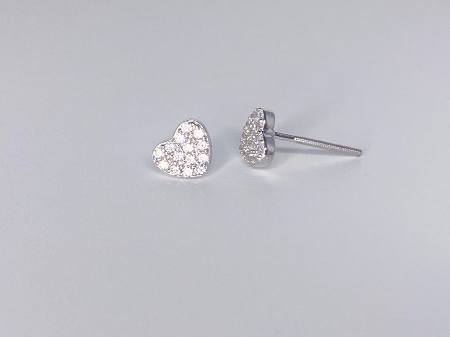 Tiny Heart Earrings