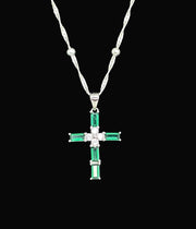 Esmeralda Cross Pendant
