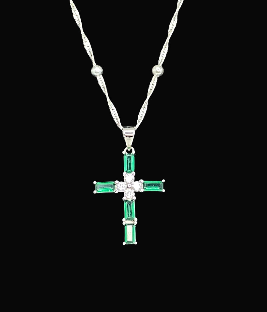 Esmeralda Cross Pendant