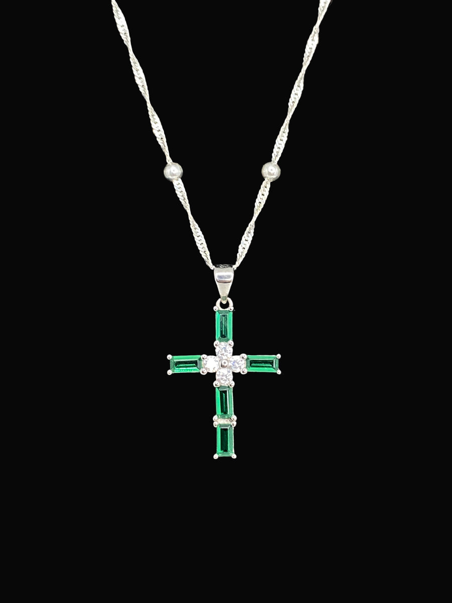 Esmeralda Cross Pendant
